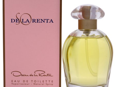 So de la Renta by Oscar De La Renta for Women - 3.4 oz EDT Spray Online Hot Sale