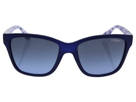 Vogue VO2896S 22258F Blue VO2896S Square Sunglasses Lens Category 2 Size 54mm For Discount