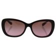 VOGUE Women s Plastic Woman Sunglass Rectangular Sunglasses, TOP BROWN OPAL PINK, 54.7 mm Sale