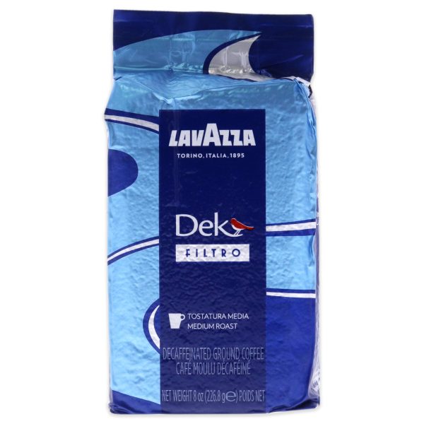 Dek Filtro Medium Roast Decaffeinated Ground Coffee By Lavazza - 8 oz Coffee Sale