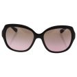 Vogue VO2871S Sunglasses 226214-56 - Top Bordeaux pink Transparent Frame, Pink Gradient Brown Discount