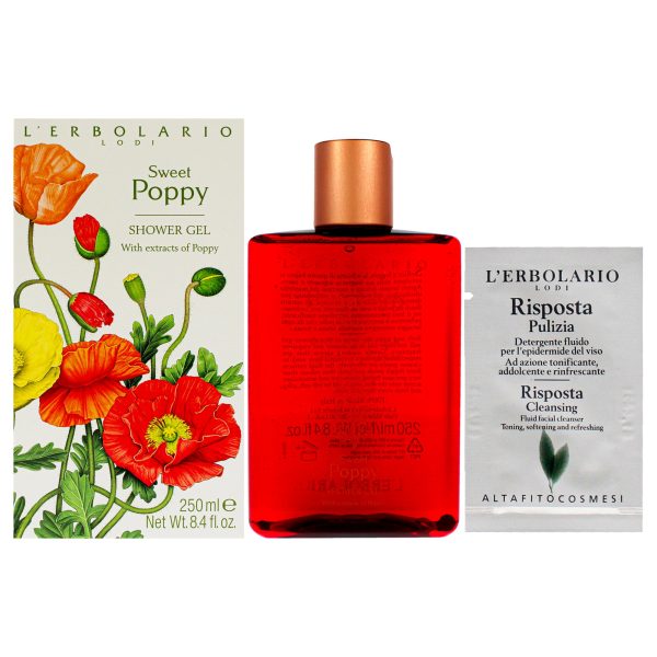 Sweet Poppy Shower Gel by LErbolario for Women - 8.4 oz Shower Gel Online Sale