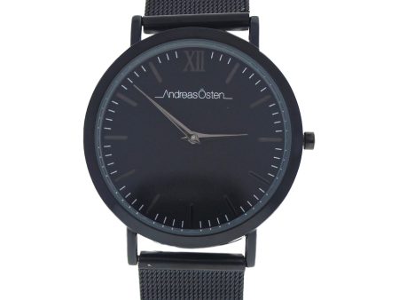 Andreas Osten Ao-134 Distrig - Black Stainless Steel Mesh Bracelet Watch By Andreas Osten For Women - 1 Pc Watch  1 Pc Fashion