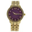 2031L-2P Gold Stainless Steel Bracelet Watch by Kim & Jade for Women - 1 Pc Watch Fashion