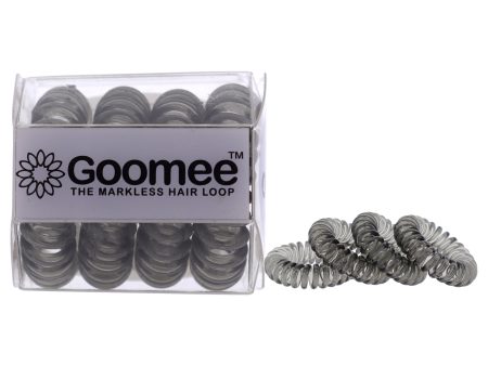 The Markless Hair Loop Set - Charcoal by Goomee for Women - 4 Pc Hair Tie For Discount