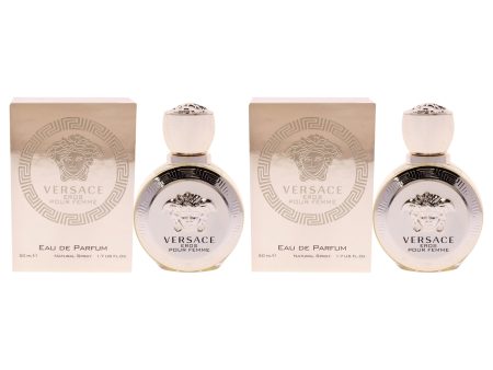 Versace Eros Pour Femme by Versace for Women - 1.7 oz EDP Spray - Pack of 2 Online Hot Sale