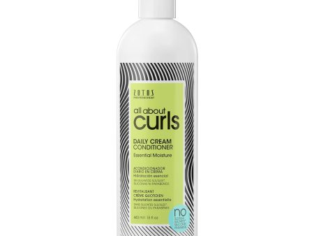 All About Curls Daily Cream Conditioner, Free of SLS SLES Sulfates, Silicones and Parabens, Color-Safe, 15-Ounce on Sale