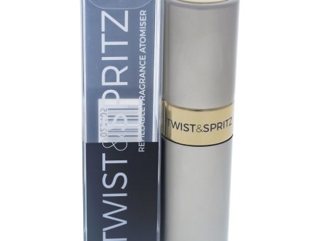 Twist And Spritz Atomiser - Silver By Twist And Spritz For Women - 8 Ml Refillable Spray (empty)  8 ml Discount