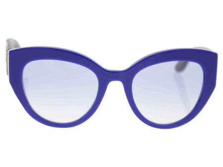 D&G Dolce & Gabbana Women s 0DG4278 Cateye Sunglasses, Blue, 52 mm Online now