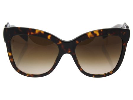 Dolce & Gabbana Women s DG4264 Sunglasses Dark Havana Brown Gradient 55mm Online