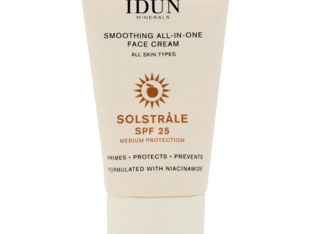 Smoothing All-In-One Face Cream SPF 25 by Idun Minerals for Women - 1 oz Cream Sale