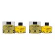 The Scent Reed Difuser Set by Helis Gold for Unisex - 2 Pc 3.3oz Diffuser, 7Pc Fiber Stick - Pack of 2 For Discount