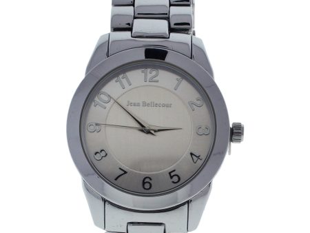 A0372-5 Silver Stainless Steel Bracelet Watch by Jean Bellecour for Women - 1 Pc Watch For Discount