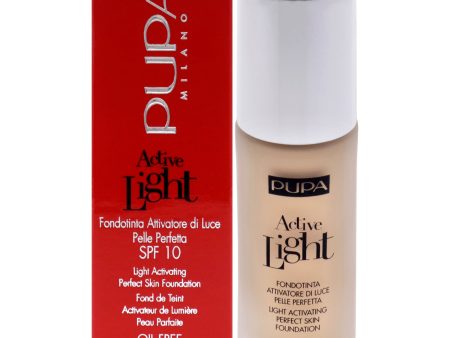 Active Light Light Activating Perfect Skin Foundation SPF 10 - 002 Ivory by Pupa Milano for Women - 1.01 oz Foundation Hot on Sale