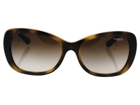 VOGUE Women s Injected Woman Sunglass 0VO2943SB Rectangular Sunglasses, Dark Havana, 55 mm Cheap