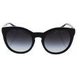 D&G Dolce & Gabbana Women s 0DG4279 Wayfarer Sunglasses, Black, 52 mm on Sale