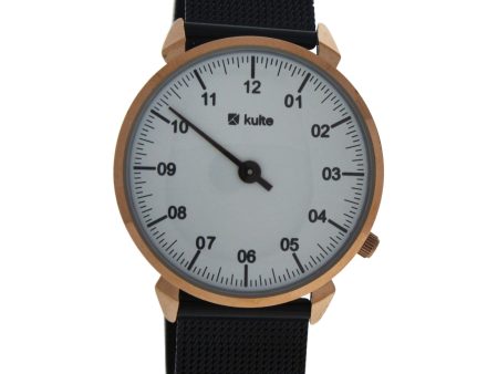 Kulte Ku15-0017 3 Planets - Rose Gold black Stainless Steel Mesh Bracelet Watch By Kulte For Unisex - 1 Pc  1 Pc Online Hot Sale