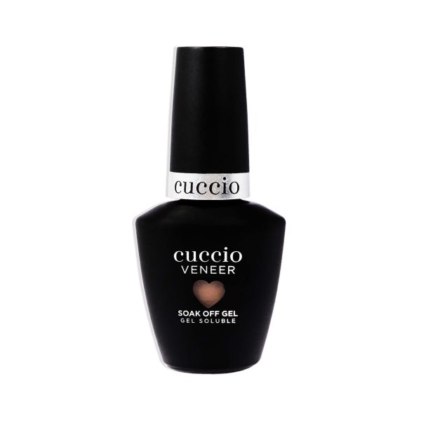 Veneer Soak Off Gel - See You Latte by Cuccio for Women - 0.44 oz Nail Polish on Sale