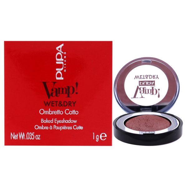 Vamp! Wet and Dry Baked Eyeshadow - 202 Barbie Girl by Pupa Milano for Women - 0.035 oz Eye Shadow Sale