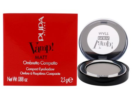 Vamp! Matt Compact Eyeshadow - 010 White Chalk by Pupa Milano for Women - 0.088 oz Eye Shadow Fashion