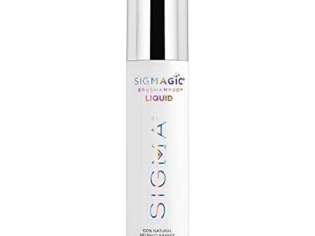 Sigma Beauty Professional SigMagic Brushampoo Liquid Makeup Brush and Sponge Cleaner 5.1 fl. oz Fashion