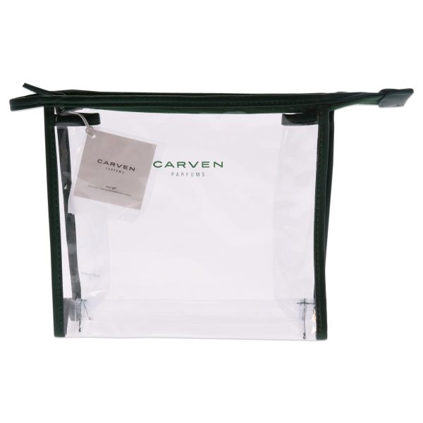 2019 GWP Clear Pouch by Carven for Women - 1 Pc Bag Supply