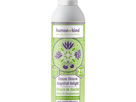 Shower Mousse Bodywash - Grapefruit Delight by Human+Kind for Unisex - 6.76 oz Body Wash Online now