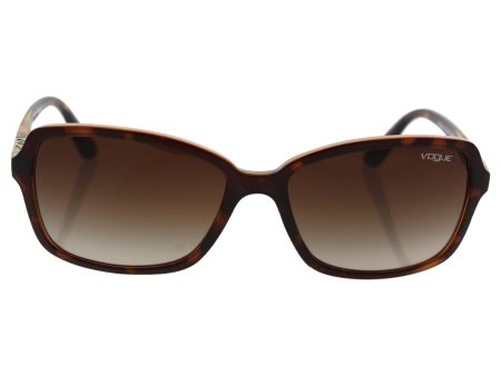 VOGUE Women s Vogue Astral Collection 0VO5031S Rectangular Sunglasses, Top Dark Havana light Brown, 58 mm Cheap