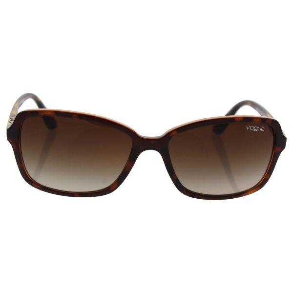 VOGUE Women s Vogue Astral Collection 0VO5031S Rectangular Sunglasses, Top Dark Havana light Brown, 58 mm Cheap