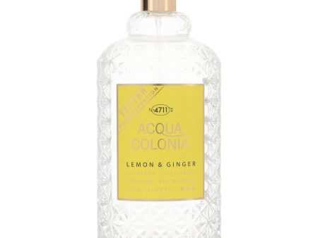 4711 ACQUA COLONIA Lemon & Ginger by 4711 Eau De Cologne Spray (Unisex Tester) 5.7 oz Online Sale