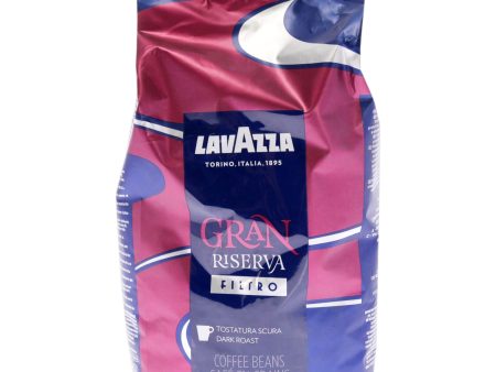 Lavazza Gran Riserva Filtro Whole Bean Coffee Dark Roast 2.2LB Bag Online now