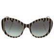 Giorgio Armani Ar 8064 5428 11 - Ruled Black Beige grey Gradient By Giorgio Armani For Women - 56-19-135 Mm Sunglasses Sale