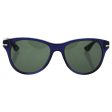 Persol PO3134S 18131 Blue PO3134S Wayfarer Sunglasses Lens Category 3 Size 54mm Online now