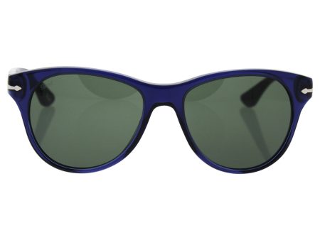 Persol PO3134S 18131 Blue PO3134S Wayfarer Sunglasses Lens Category 3 Size 54mm Online now