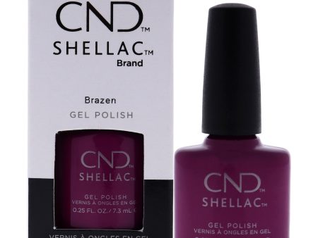 Shellac Nail Color - Brazen by CND for Women - 0.25 oz Nail Polish on Sale