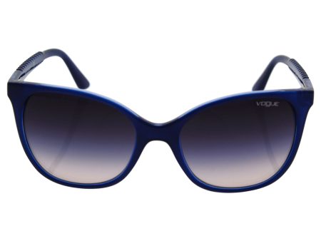 Vogue Vo5032s 2384 36 - Top Dark Blue Violet Transparent pink Gradient Grey By Vogue For Women - 54-18-140 Mm Sunglasses For Discount