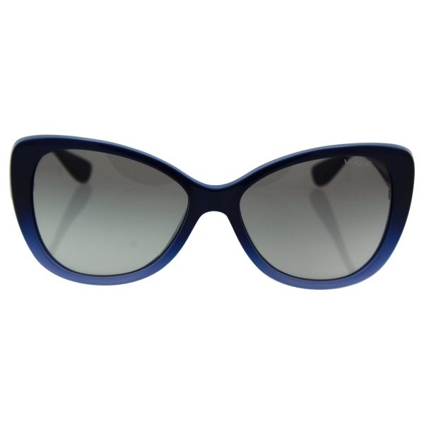 VOGUE Sunglasses VO 2819S 234611 Top Blue Grad Opal Azure 58MM Hot on Sale