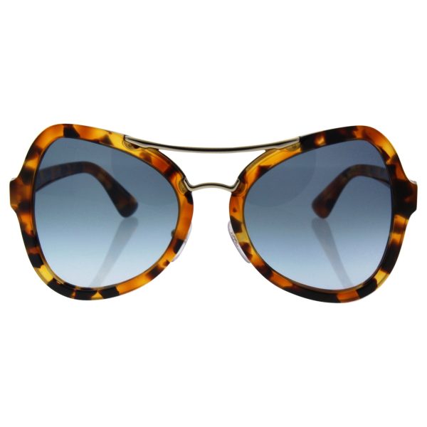 Prada Women s PR 18SS Sunglasses Spotted Havana Blue Gradient 55mm Online Sale