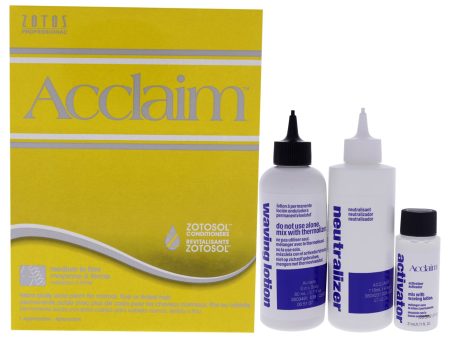 Acclaim Extra Body Acid Permanent by Zotos for Unisex - 1 Application Treatment Online