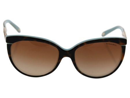 Tiffany & Co. 4097 81343B 56mm Tortoise Blue  Brown Gradient Sunglasses Fashion