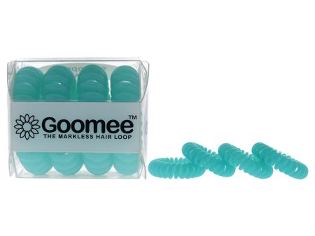 The Markless Hair Loop Set - Sea Green by Goomee for Women - 4 Pc Hair Tie For Discount