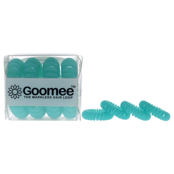 The Markless Hair Loop Set - Sea Green by Goomee for Women - 4 Pc Hair Tie For Discount