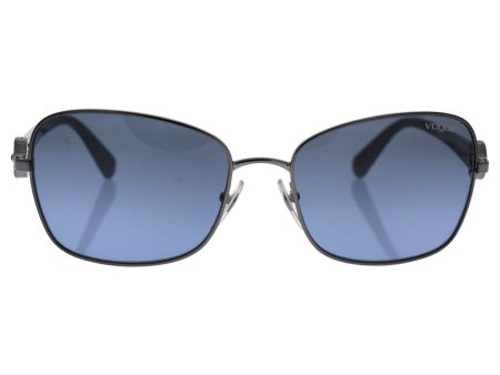 Vogue VO3982SB Sunglasses 548 8F-58 - Gunmetal Frame, Blue Gradient For Sale