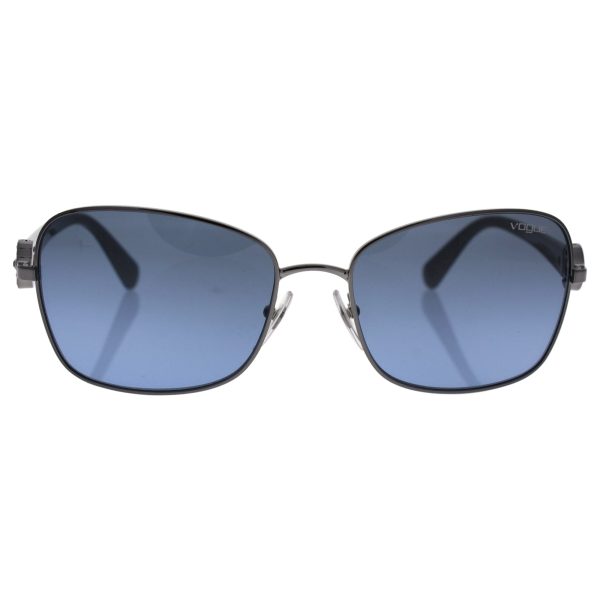 Vogue VO3982SB Sunglasses 548 8F-58 - Gunmetal Frame, Blue Gradient For Sale