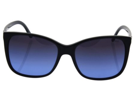 Polo Ralph Lauren Women s 0PH4094 Rectangular Sunglasses, Black Gradient,Violet,Black & Violet, 55 mm Sale