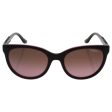 Vogue VO2915S Sunglasses 226214-53 - Top Bordeaux Glitter Pink Frame, Pink Gradient Brown Hot on Sale