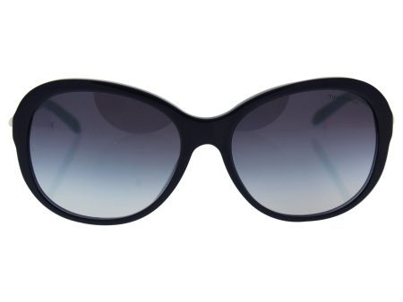 Tiffany & Co Women s TF4104 TF 4104 8191 3C Pearl Sapphire Fashion Sunglasses 58mm Sale