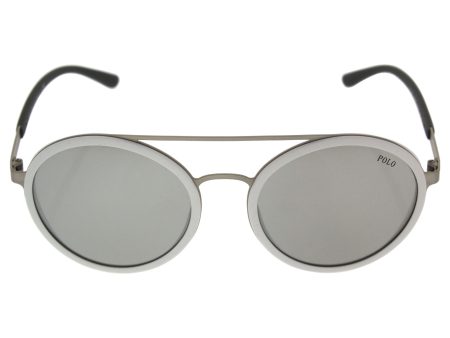 Polo Ralph Lauren Ph 3103 9010 6g - Matte Silver grey By Polo Ralph Lauren For Women - 53-19-140 Mm Sunglasses  53-19-14 on Sale