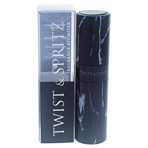 Twist And Spritz Atomiser - Black Marble By Twist And Spritz For Women - 8 Ml Refillable Spray (empt  8 ml For Cheap