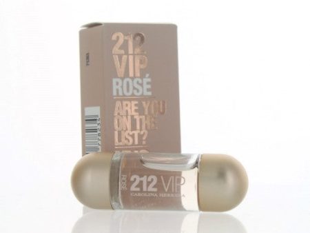 212 Vip Rose By Carolina Herrera Eau De Parfum .17 Oz Mini Online Hot Sale